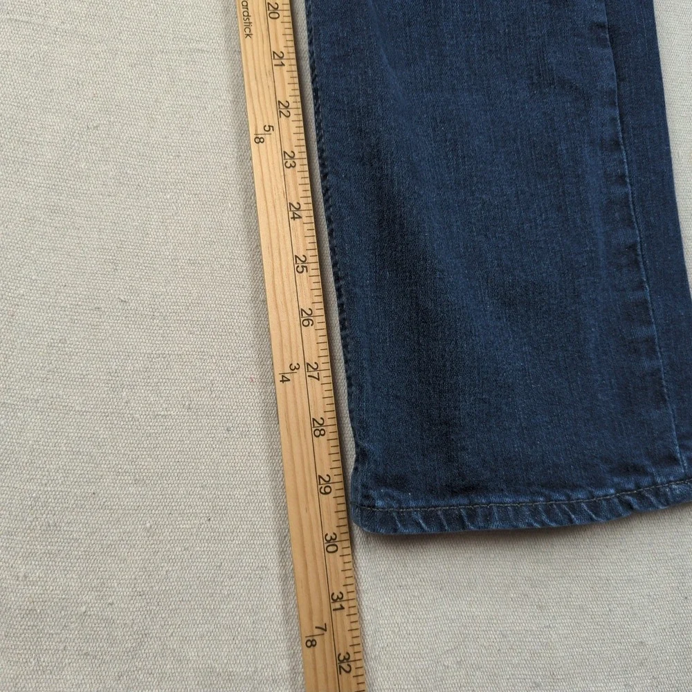 Express‎ Jeans Mens 33x30 Blue Kingston Classic Straight Dark Wash Stretch